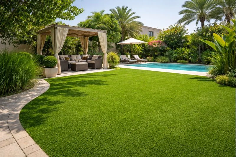 دليل اختيار العشب الصناعي