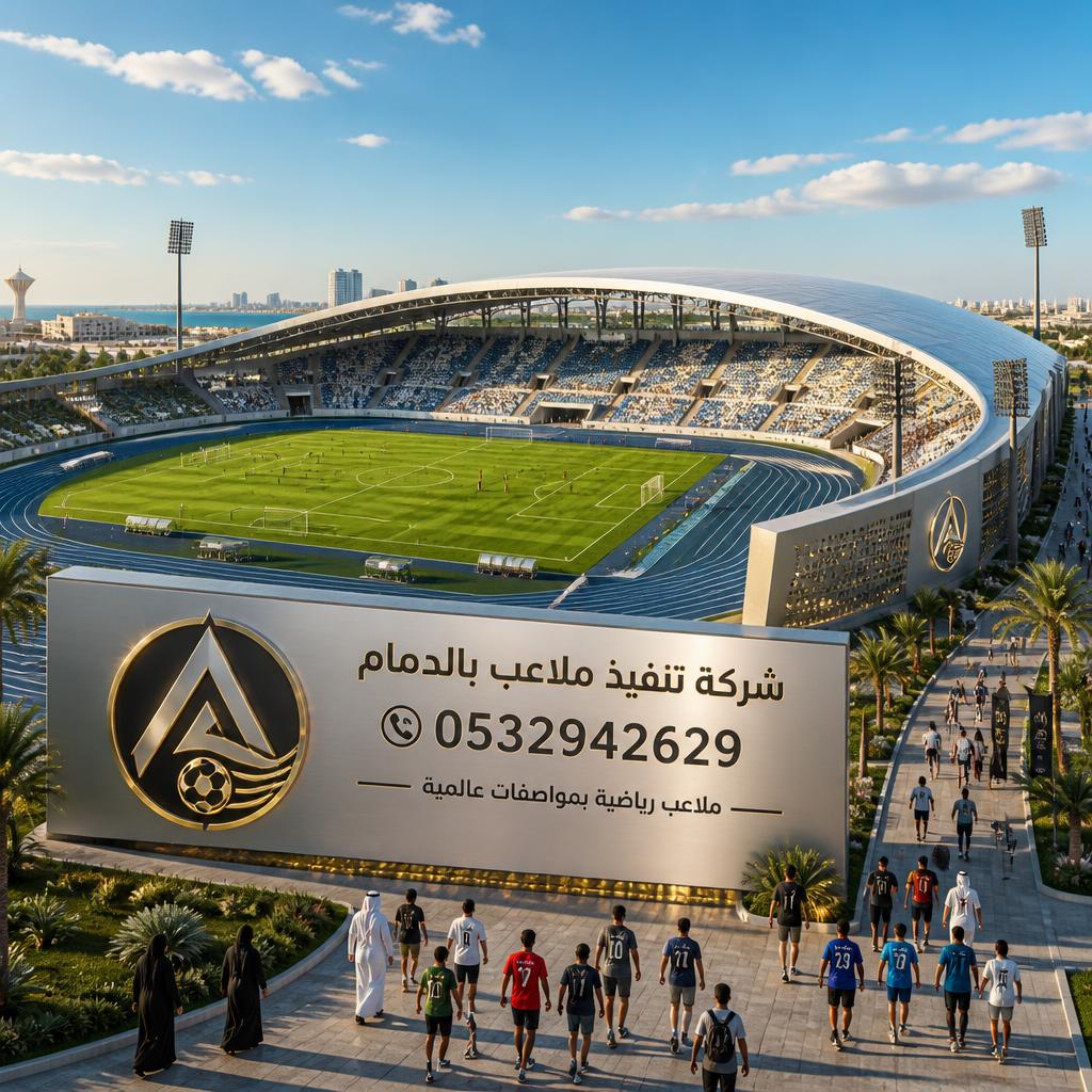 شركة تنفيذ ملاعب بالدمام 0532942629 ملاعب رياضية بمواصفات عالمية